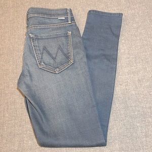 MOTHER The Charmer in color Gift Wrapped Skinny Jeans Size 26
